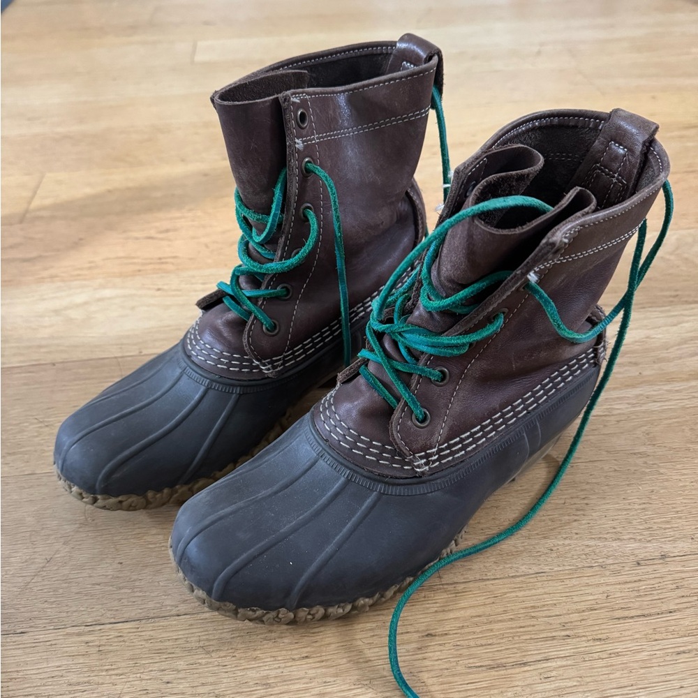 Kids Dark Brown Bean Boots